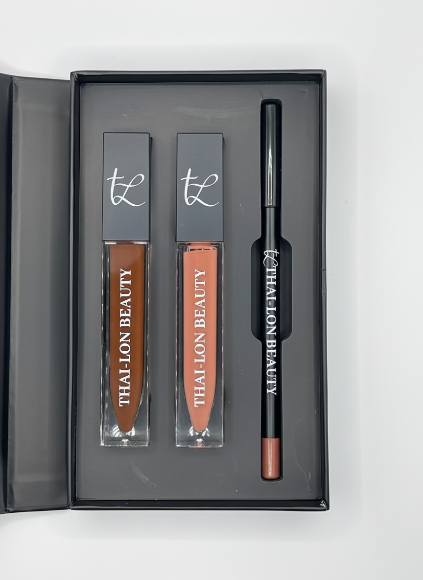 'Sunrise & Nudes' 3 N 1 Lip Kit